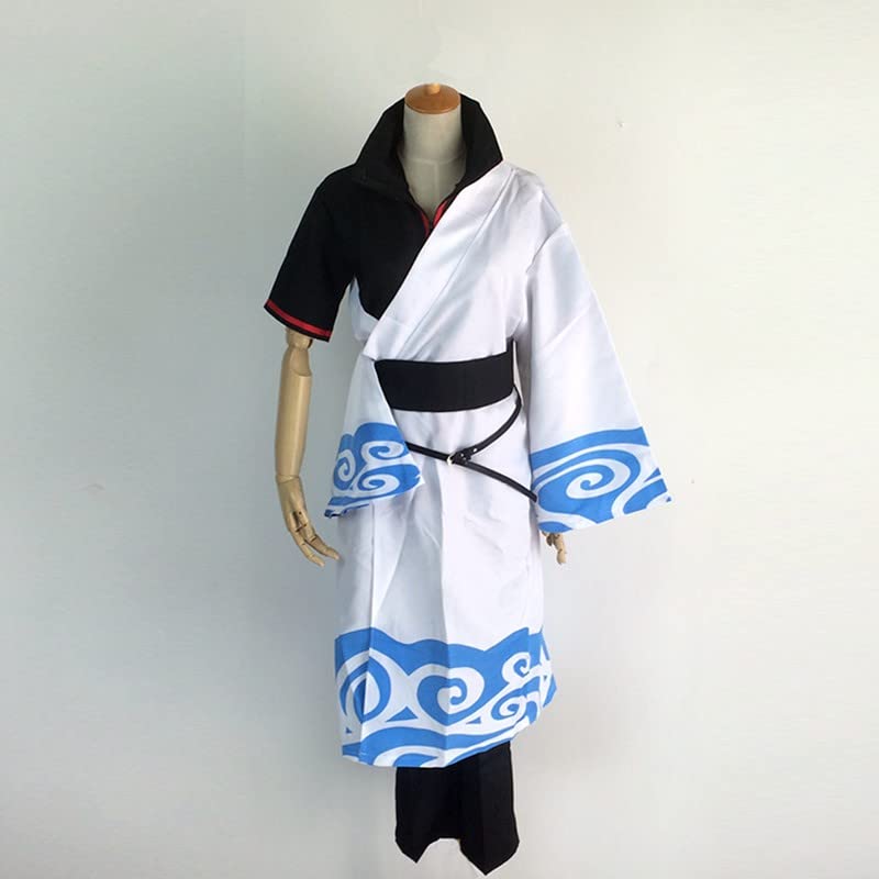 Amazon.co.jp: DJXXCOS 銀魂 坂田銀時（さかたぎんとき）コスプレ衣装+