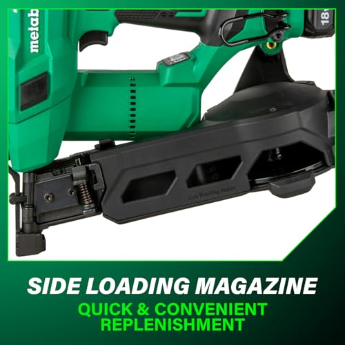 Metabo HPT 18V Cordless Coil Roofing Nailer