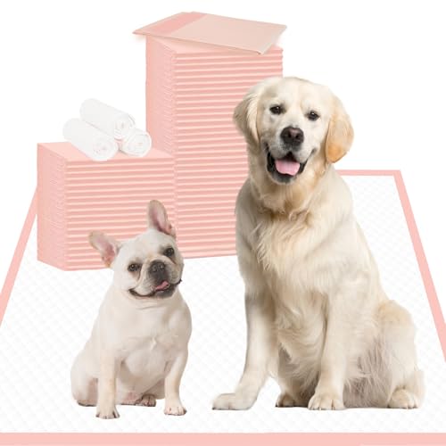 XXL Puppy Pads, 35 Count Dog Pads Extra Large, 36"×36" Pink Pee P...