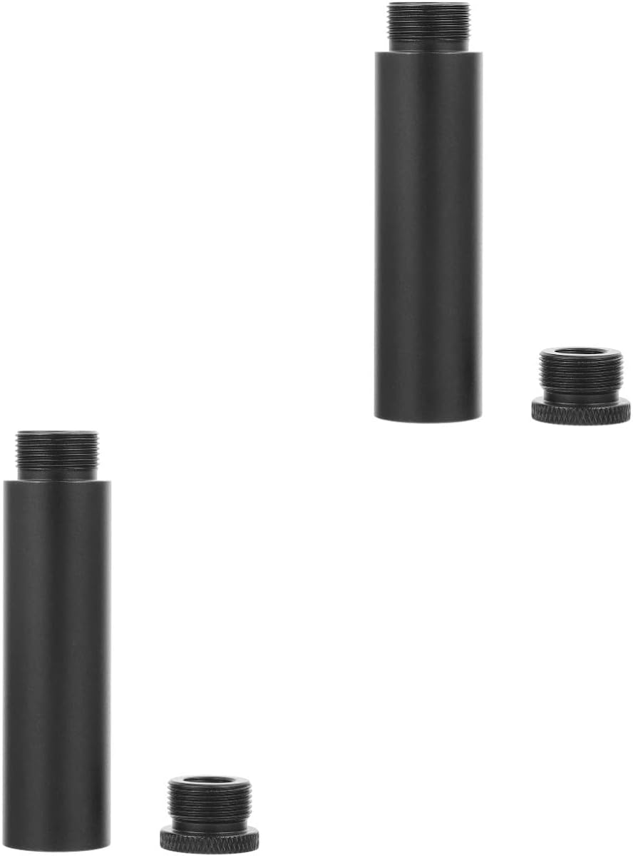 Milisten 2 Sets Microphone Extension Tube Desktop mic Metal