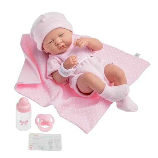 Berenguer La Newborn - 36 cm - Bébé en Vinyle/Une Vraie Fille