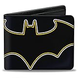 Buckle-Down Men's Bifold Wallet Batman, 4.0' x 3.5'