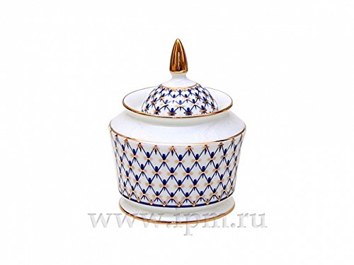 Imperial Porcelain. Cobalt Net Sugar Bowl