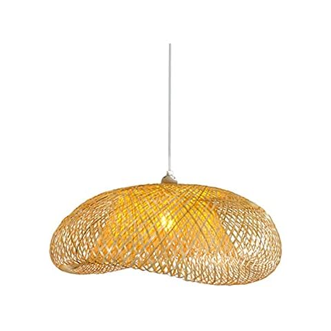 B·LED BARCELONA LED Lámpara de Techo Colgante Mimbre Natural Cover