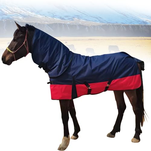 Couverture cheval imperméable 1200D Ripstop KLUFO turnout haut cou L - 2