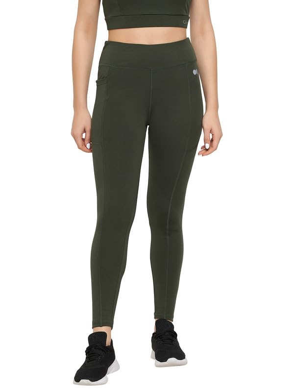 Image of Clovia Women's Snug Fit High-Rise Active Tights