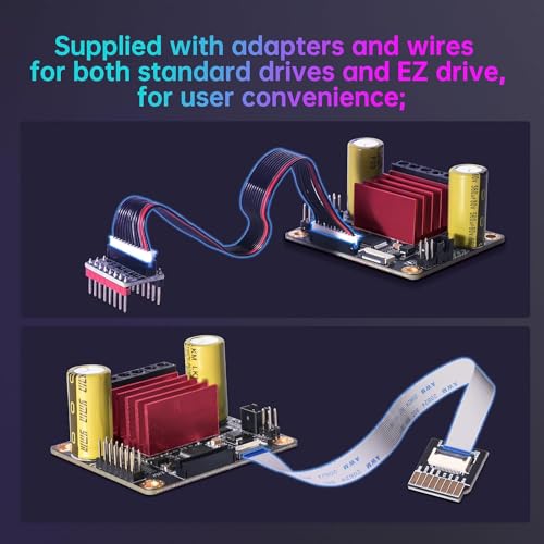 BIGTREETECH TMC5160T Plus V1.0 Schrittmotortreiber 8 V-60 V StepStick SPI Leiser Hochgeschwindigkeitsdruck für Marlin/Klipper/RRF Firmware Manta M8P V2.0/V1.0, Octopus Pro Steuerplatine (ohne Gehäuse)