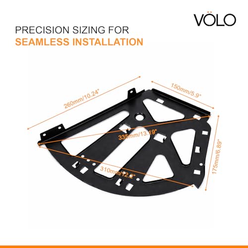 Image of VOLO 3 Layer Shoe Rack Fittings - Black Shoe Drawer Hinges for Cabinets & Furniture, Space Saving 3 Tier Shoe Organizer Hardware for Modular Shoe Cabinets Wardrobes Storage (Pack of 2 Pieces)