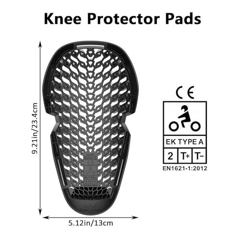 Protectores de rodilla y cadera para pantalones de motocicleta en rutas de carretera 3