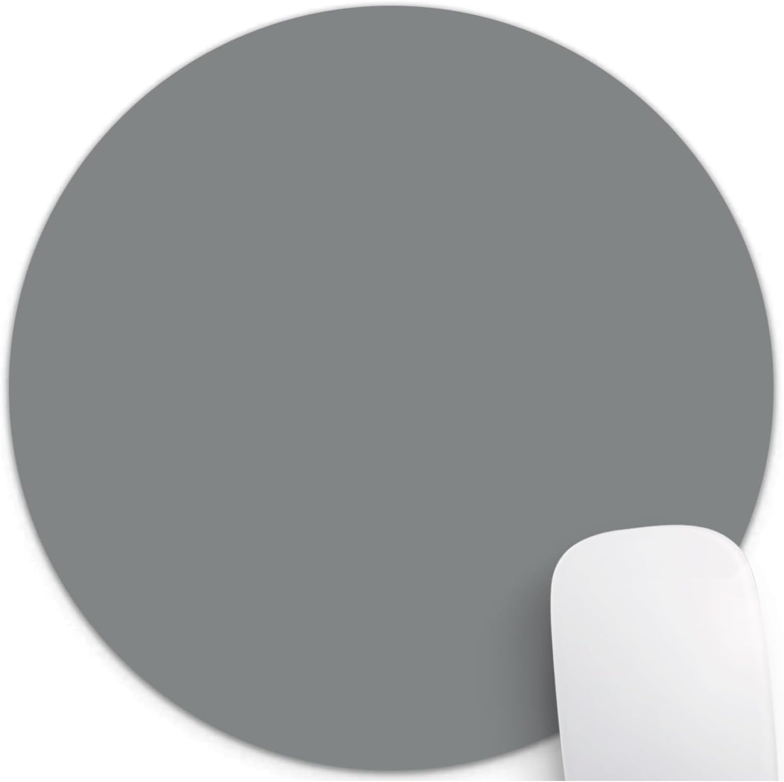 HALAMODO Round Mouse Pad, 20CM Diameter & 0,3CM Thickness, Non-Slip Rubber Base ‌& Smooth Cloth Surface Cute Circular Blank Desk Mat