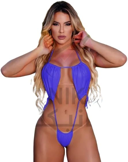 مايوه سباحة بتصميم مونوكيني، برقبة برباط للنساء، من مانيكان، ع... - view 1