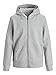 Produktbild Jack & Jones Junior Herren Jjebasic Zip Hood Noos Jr Cardigan Sweater, Light Grey Melange/, 176/ EU