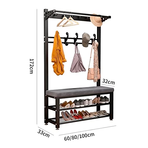 Banc à chaussures et étagère de rangement pour entrée ordonnée - 7