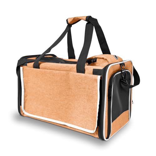 image for GAPZER Dog Carry Bag for Puppy Pet Soft-Shell Portable Kennel Crate fo