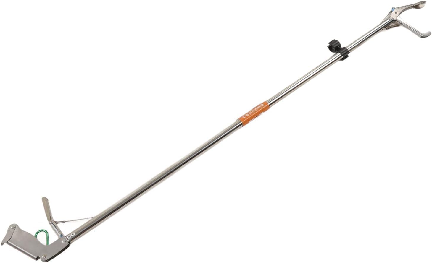 Pinza per Serpenti Pieghevole e Autobloccante in Acciaio Inossidabile, Strumento di Presa per Rettili, Portatile con Elevata Tenacità, Lunga