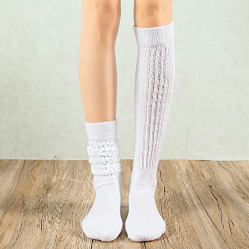 Image of American Trends Women's Slouch Socks Extra Long Knee High Socks Boot Socks - Pink, One Size, 1 Count