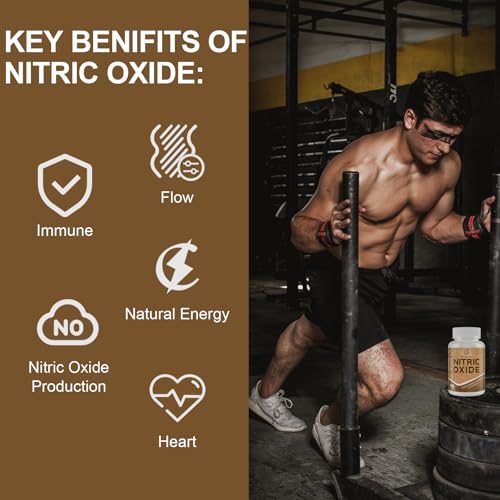 Image of SehatiKu Nitric Oxide Supplement, Nitric Oxide Booster & 6-in-1 Phytonutrient Blend for Heart, Flow, Immune - 90 Capsules (1 Bottle)