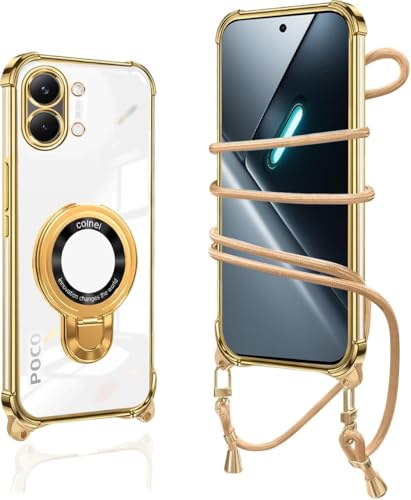 Xiaomi Poco X8 Pro Max �P�[�X �N���A �V�����_�[ ���� �O�[�O�� �O�[�O�� xiaomi poco x8 pro max �J�o�[ �����O�t�� �V���I�~Poco X8 Pro Max �J�o�[ �X�^���h�@�\ �}�O�l�b�g���� �ϏՌ� �ČR