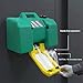GOL-SIV Portable Eyewash Station - 8Gallon Eye Wash Stations Wall Mounted,OSHA-Approved Emergency Eyewash Station Unit,Lasting for 10 Minute,with Mirror&Dual Spray(30L)