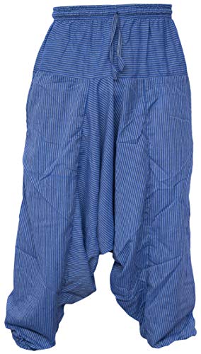 Gheri Light Summer Cotton Pin Striped Harem Trousers