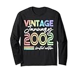 Photo Gallery vintage gennaio 2002 20° compleanno donne maglia a manica Photo Gallery vintage gennaio 2002 20° compleanno donne maglia a manica