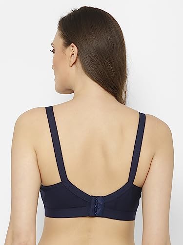 Image of Floret Women's Pure Cotton-Fabric Non Padded & Non-Wired Cut & Sew /Full Coverage Bra