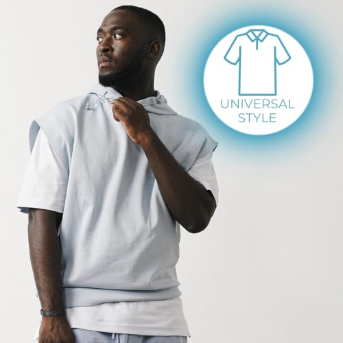 Willis Judd Mens Titanium Magnetic Bracelet With Blue Carbon Fiber Adjustable In Gift Box - Image 5