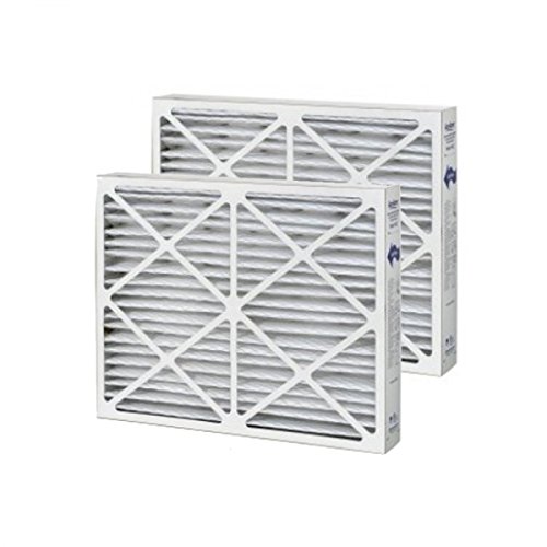 Assigned by Sterling Seal & Supply KP-20x25x4x2.AZ.stel Furnace Air Filter, 20x25x4 Purolator Key Pleat Extended Surface Pleated Air Filter, Mechanical MERV 8 (Pack of 2)