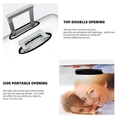 Custom Luggage Cover Personalized Suitcase Cover with Your Own Photo Text Logo Washable Scratch Resistant Resilient Luggage Protector for Business Vacation Travel (L, fit 25-28 Inch Luggage)3