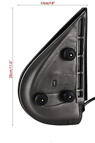 image for ZAPOSTS Rearview mirror Replacement Fit for 2007-2013 for Chevy Silver