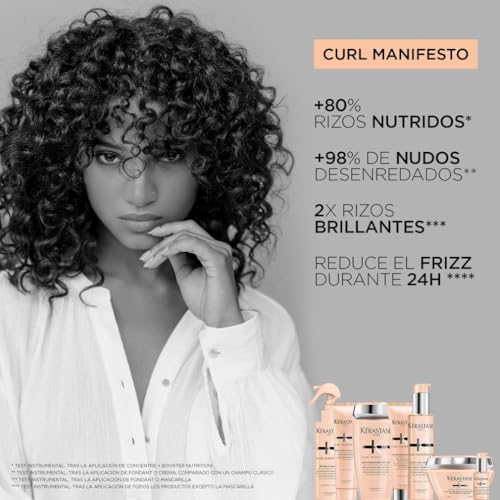 Kérastase Curl Manifesto, Crema Capilar Multiprotectora Antiencrespamiento, Nutre y Controla el Encrespamiento, Para Pelo Ondulado, Rizado o Afro, Gelée Curl Contour, 150 ml - imagen 4