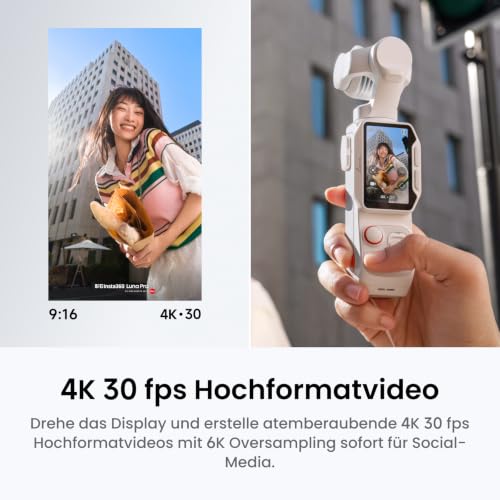 Insta360 Luna Pro Creator-Bundle – 8K Vlogging-Kamera mit Leica Objektiv – Ansicht 6