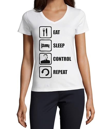 T-shirt femme col en V coton blanc confortable et respirant