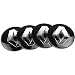 4 Piezas 3D Aluminio Tapas centrales Rueda Accesorios para Renault Megane 2...