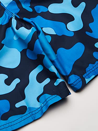 Image of Kanu Surf Boys' Specter Quick Dry UPF 50+ Beach Swim Trunk, Camo Navy, 10-12