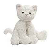 GUND Cozys Collection Cat Stuffed Animal Plush, White, 10'