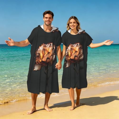 Poncho à capuche microfibre pour se changer sur la plage - 7