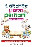  Il Grande Libro Dei Nomi: Scopri 2000 nomi comuni, rari e internazionali con significati, curiosità ed etimologie, un vero e proprio tesoro ricco di Tradizione e Originalità
