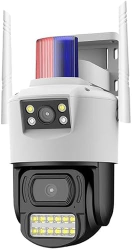 QX105 2MP Outdoor Waterproof WiFi Dual Lens Surveillance Camera(UK Plug)