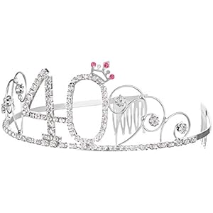Haar Band Crown 18/20 / 25/30 / 40th / 50th / 60th Verjaardag Happy Birthday Crystal Rhinestone Crown Ornamenten bruiloft haarband kam hoofdband voor vrouwen