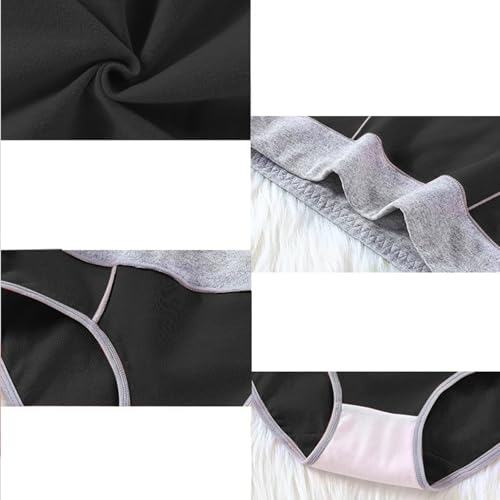 Womens Underwear Cotton Mid Waist Panties Full Coverage Stretch Briefs Soft Breathable Ladies Underwear Multipack4