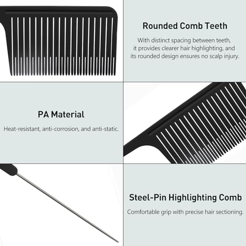 Peine profesional para cabello con diseño ergonómico miniatura 4