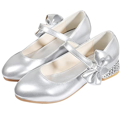 Shoes Low Heel Toddler Girls Dress Shoes Cute Bowknot Patent Mary Jane Flower Girls Wedding School Party2