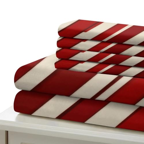 Housse de couette rayures rouges pour une chambre d'ado dynamique - 7