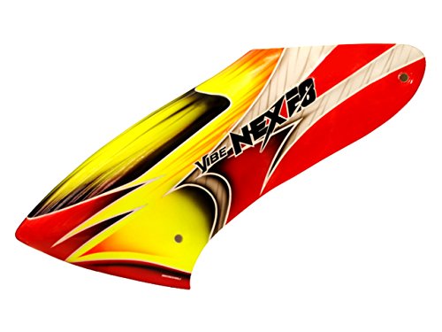 MICROHELI Airbrush Fiberglass Warrior Mask Canopy - Vibe NEX E8