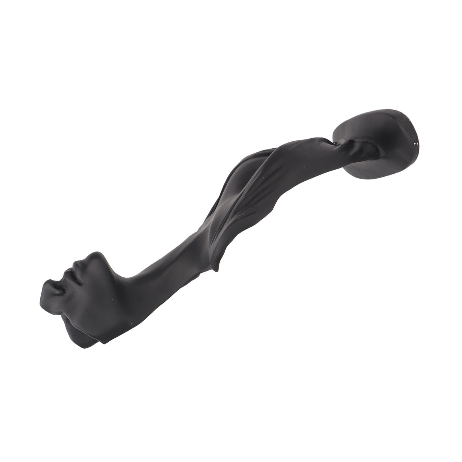 Tyenaza Porta Manichino per Orecchini, Espositore per Collane Busto Leggero Ed Elegante in Resina di Grandi Dimensioni per Mostrare Gioielli, Collane, Orecchini, Anelli (Nero)