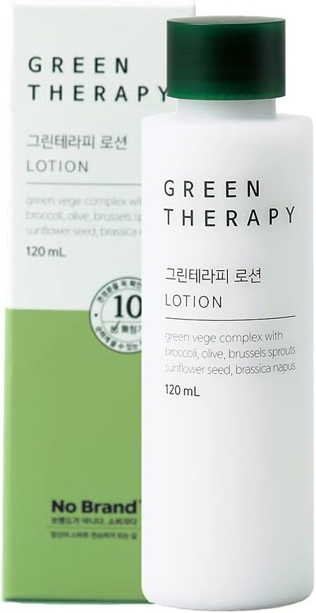 [NO BRAND] Green Therapy Lotion 120ml / 4.06 fl.oz. | EWG Green Grade Ingredients, Dermatologist tested | Moisturizing, Soothing| Free Paraben, Phenoxyethanol, Benzyl Alcohol, Benzophenone-3 & 8