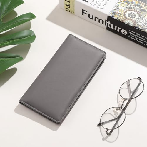 Image of GOIACII Slim Wallet for Women Rfid Blocking Ladies Purse Credit Card Holder with Zip Pocket Bifold