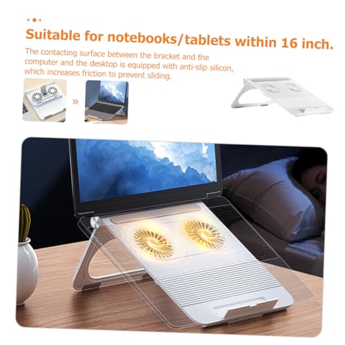 Base para portátil VANZACK con ventiladores duales y soporte ergonómico miniatura 2