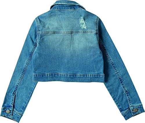 Jaqueta Cropped Denim Estonado Malwee Kids